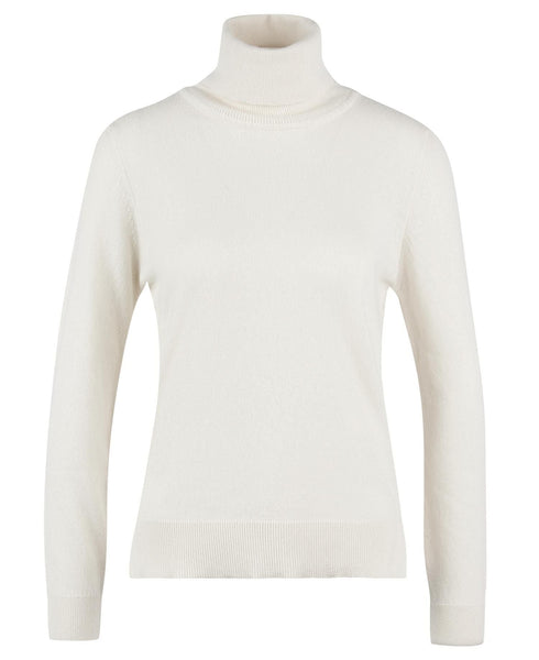 Dolcevita Donna misto lana Pendle Bianco Barbour- Francavilla Moda